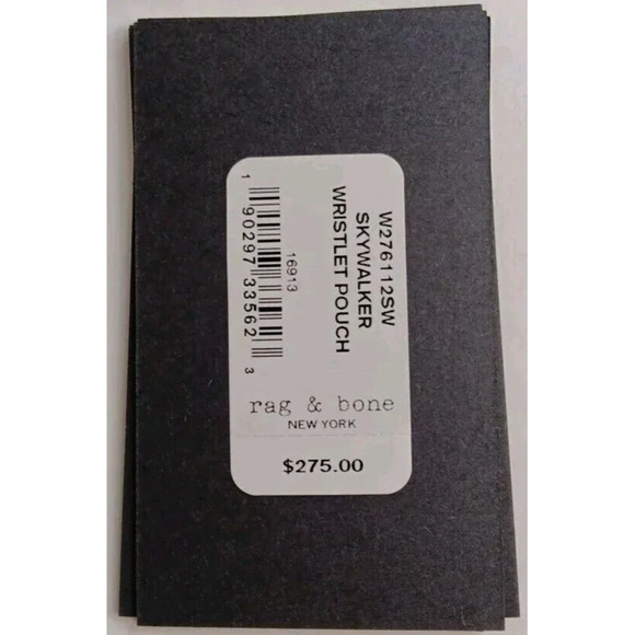 Rag & Bone Star Wars Silver Metallic Skywalker Wristlet Pouch & Dustbag Rare!! - Picture 5 of 16